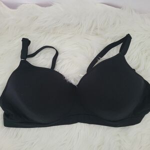 Black Fruit of the Loom T-shirt Bra Wireless Womens 44B
